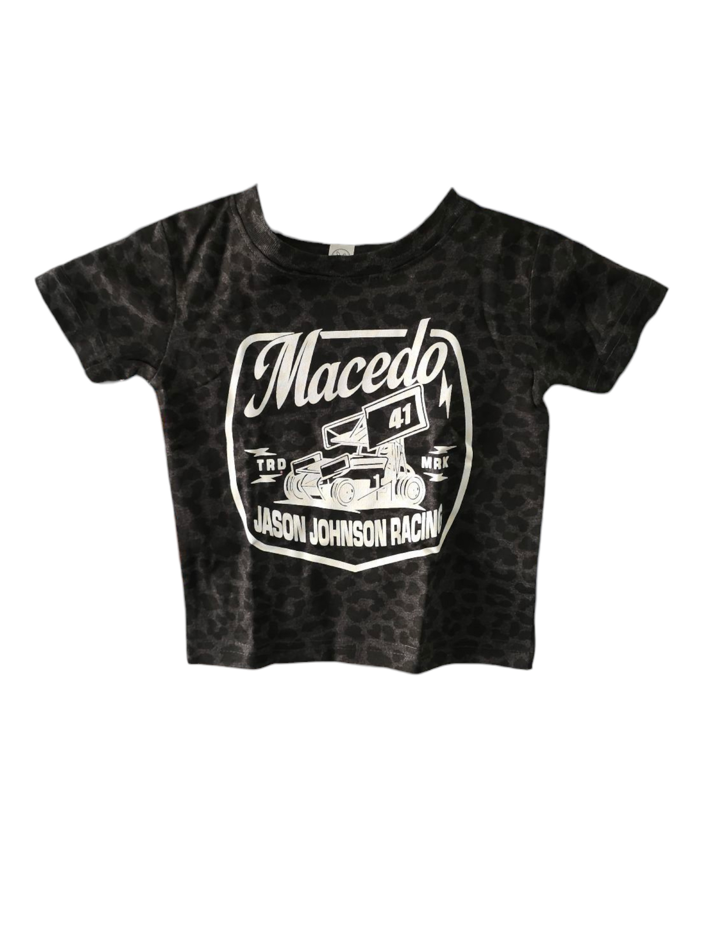Toddler Trademark Design T-Shirt (Black Leopard)