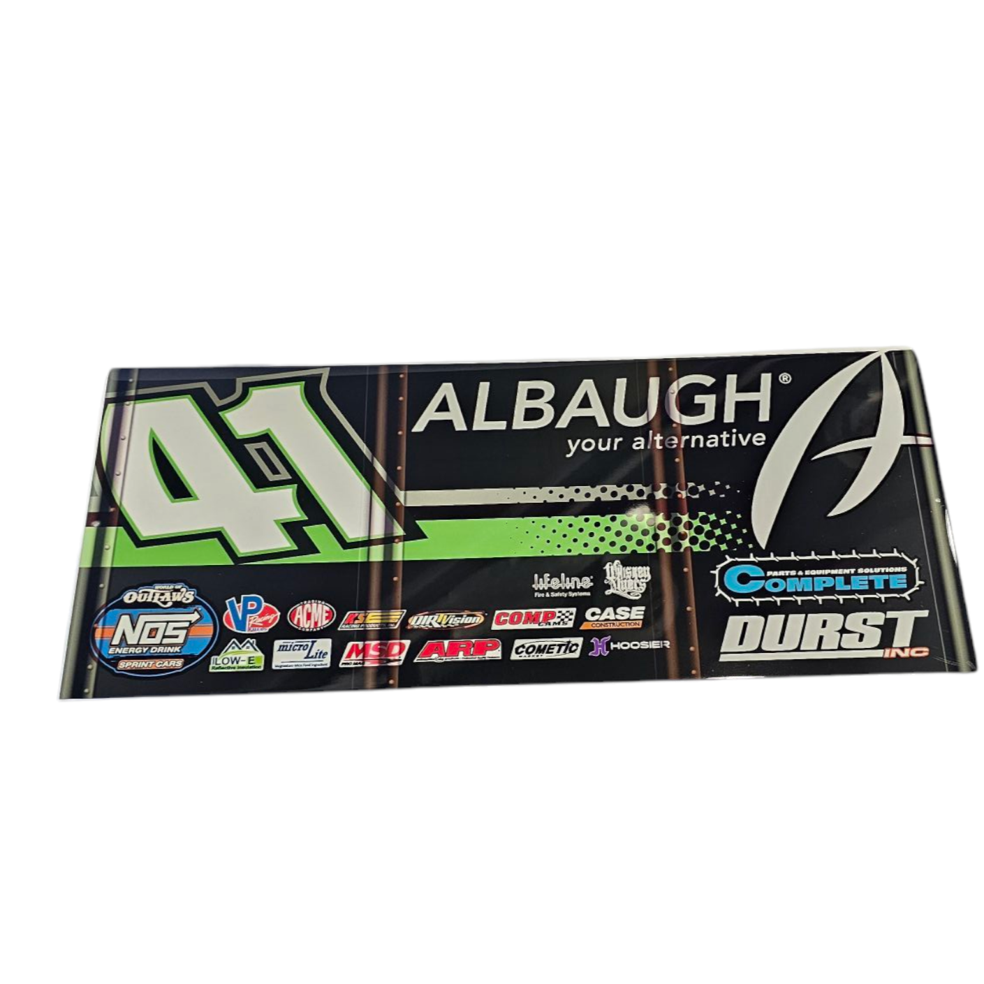 2023 Mini Wing Panel (Green/Black Car)