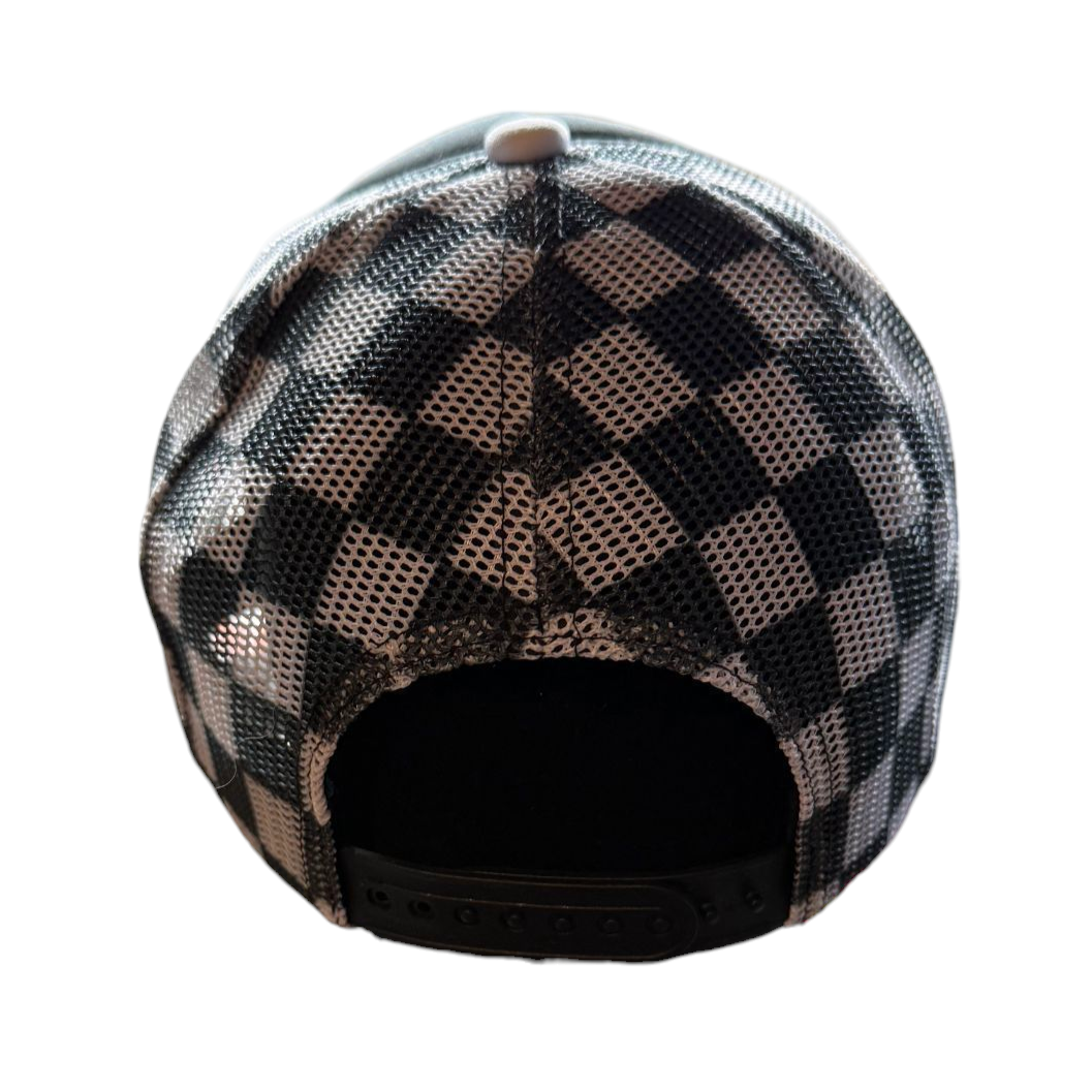 2025 Jason Johnson Classic Rope Hat (Snapback) Checkered