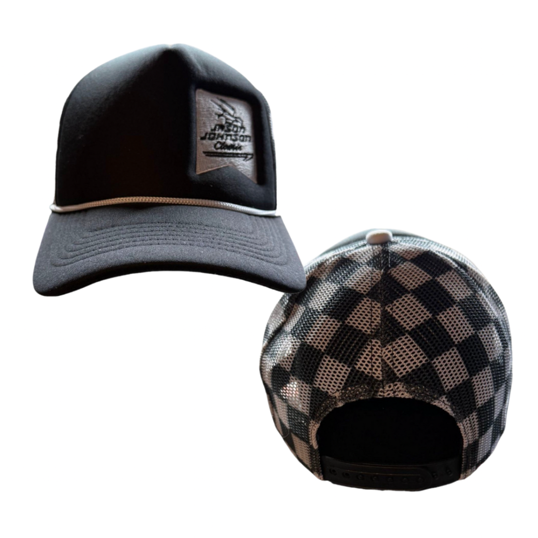2025 Jason Johnson Classic Rope Hat (Snapback) Checkered