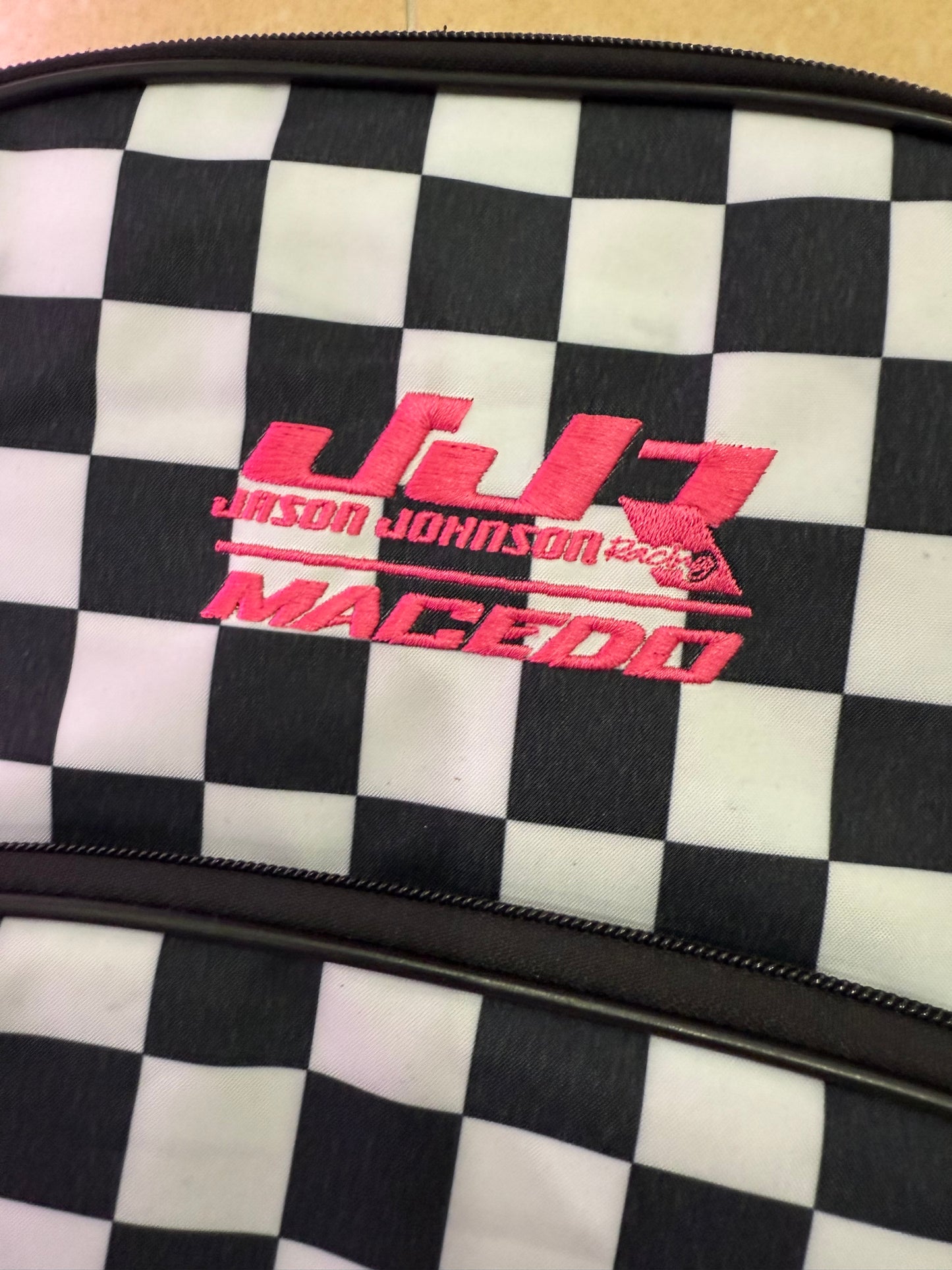 Checkered Backpack