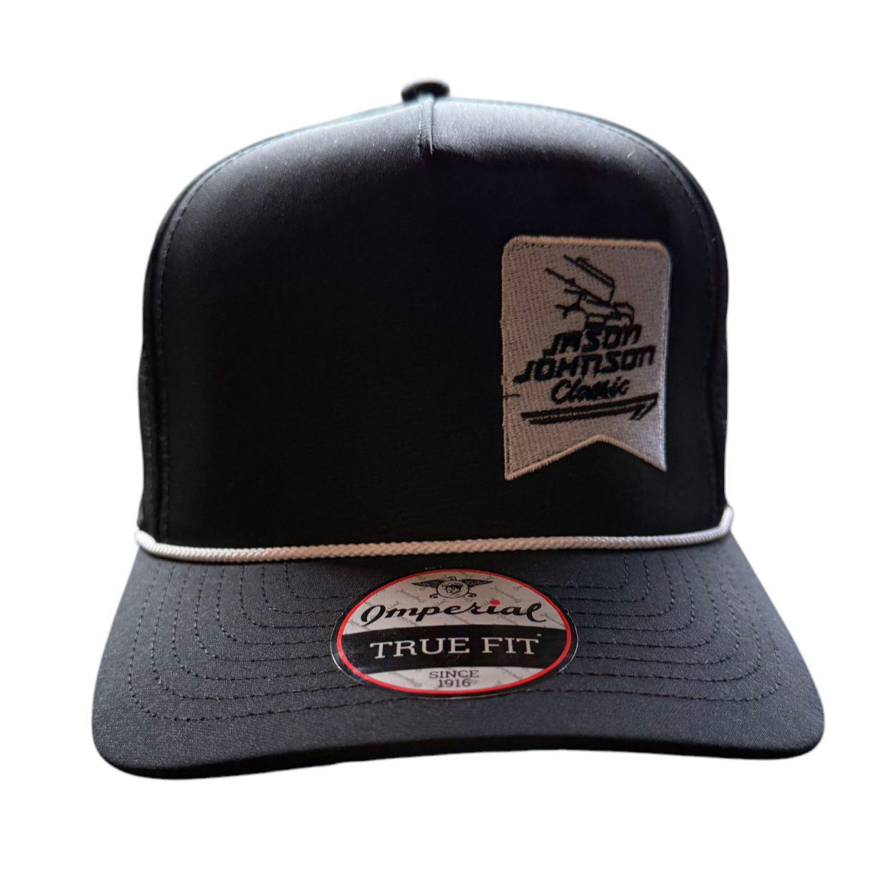 2025 Jason Johnson Classic Imperial Rope Hat Snapback (Black)