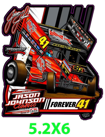 2024 Jason Johnson Classic Design Decal (#22)
