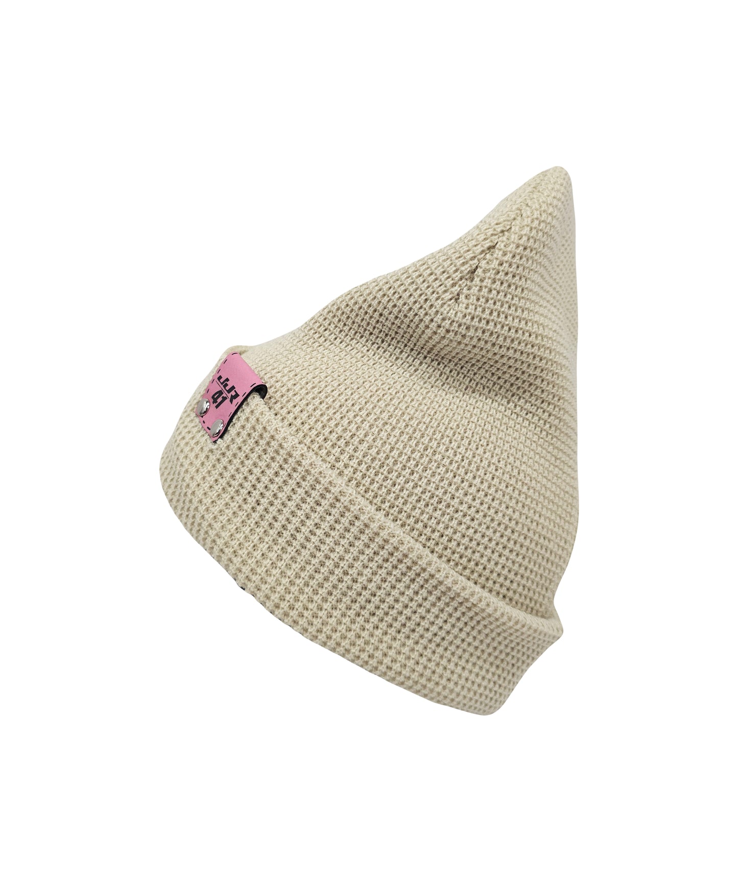 Pinned Patch JJR 41 Cuffed Beanie (Tan)