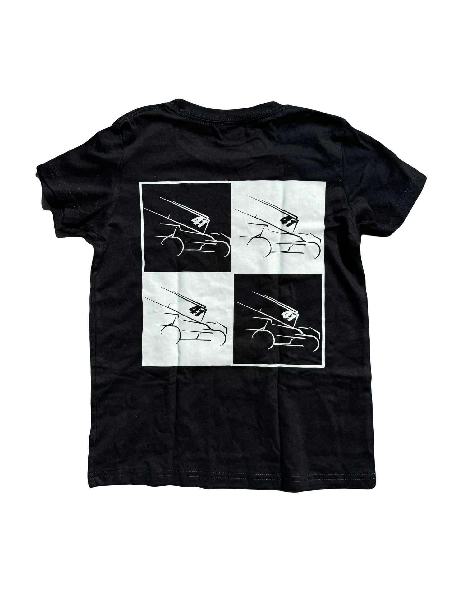 Toddler Happy Racer T-Shirt (Black)