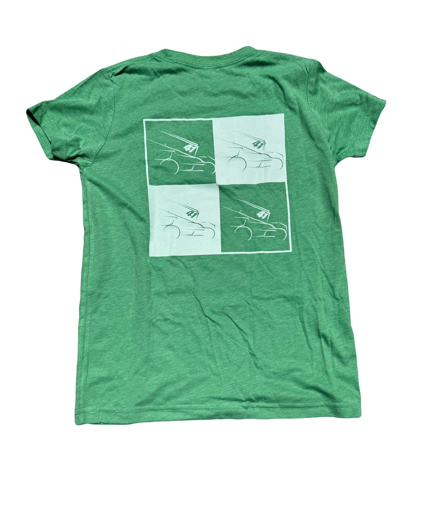 Toddler Happy Racer T-Shirt (Lime Green)