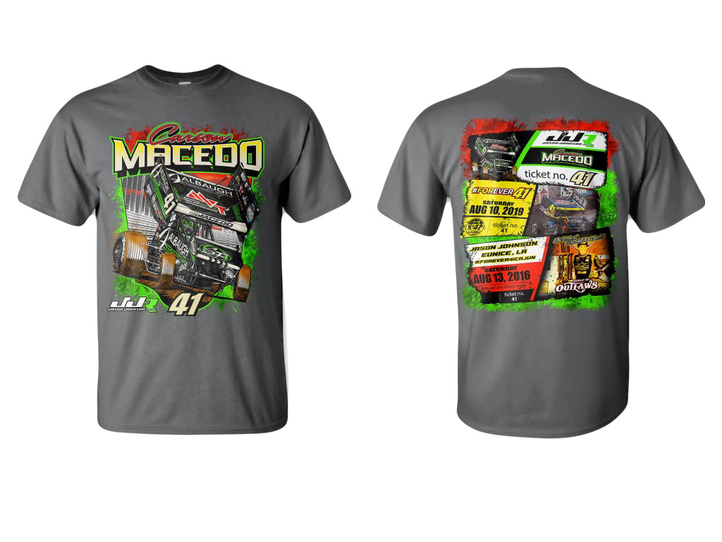 Knoxville Ticket Design T-Shirt (Smoke Grey)