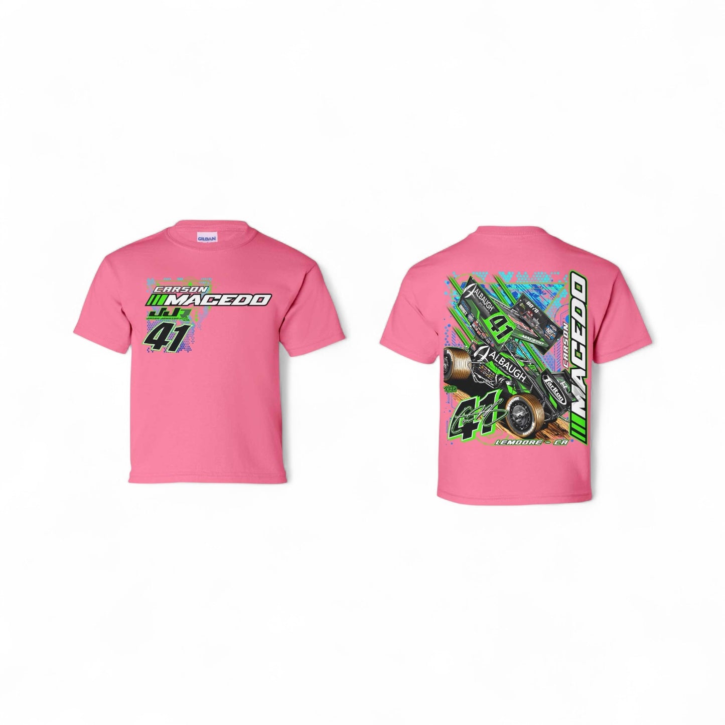 Youth Ocean Breeze T-Shirt (Safety Pink)