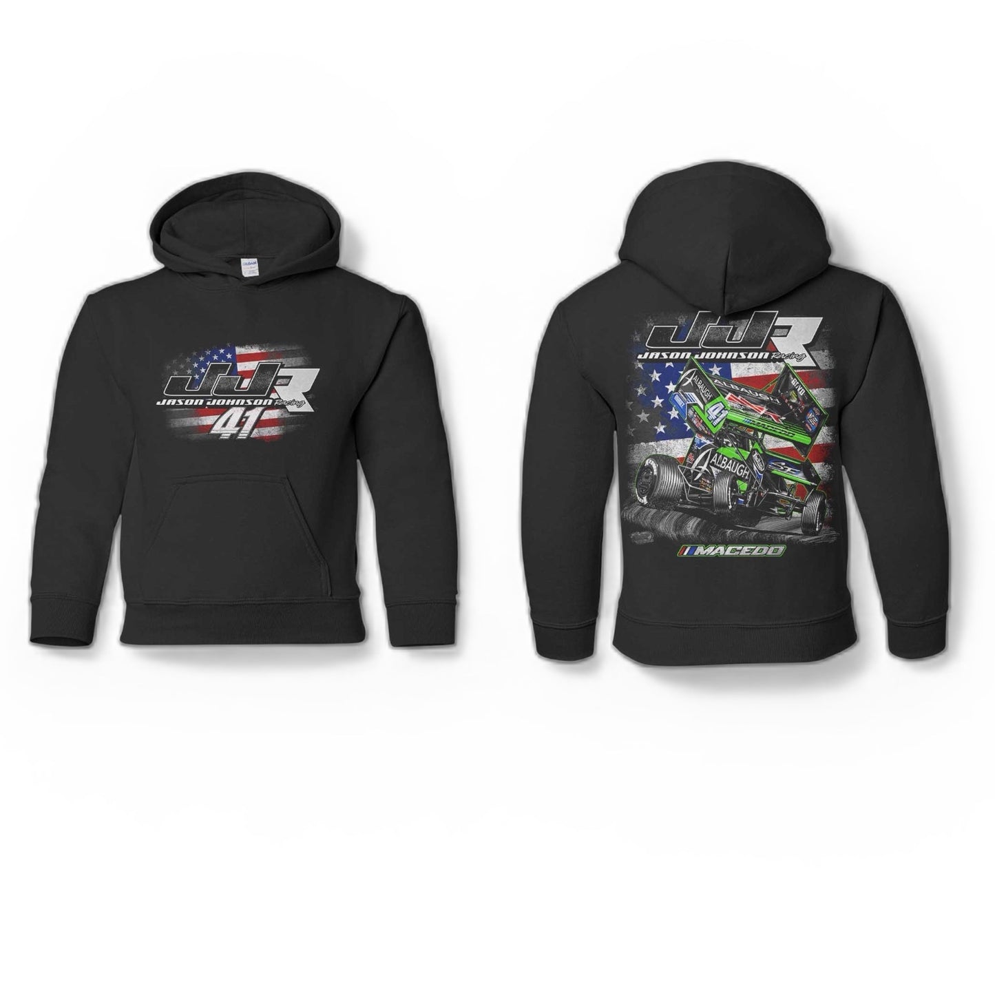 Youth All American Design, Hoodie (Black)