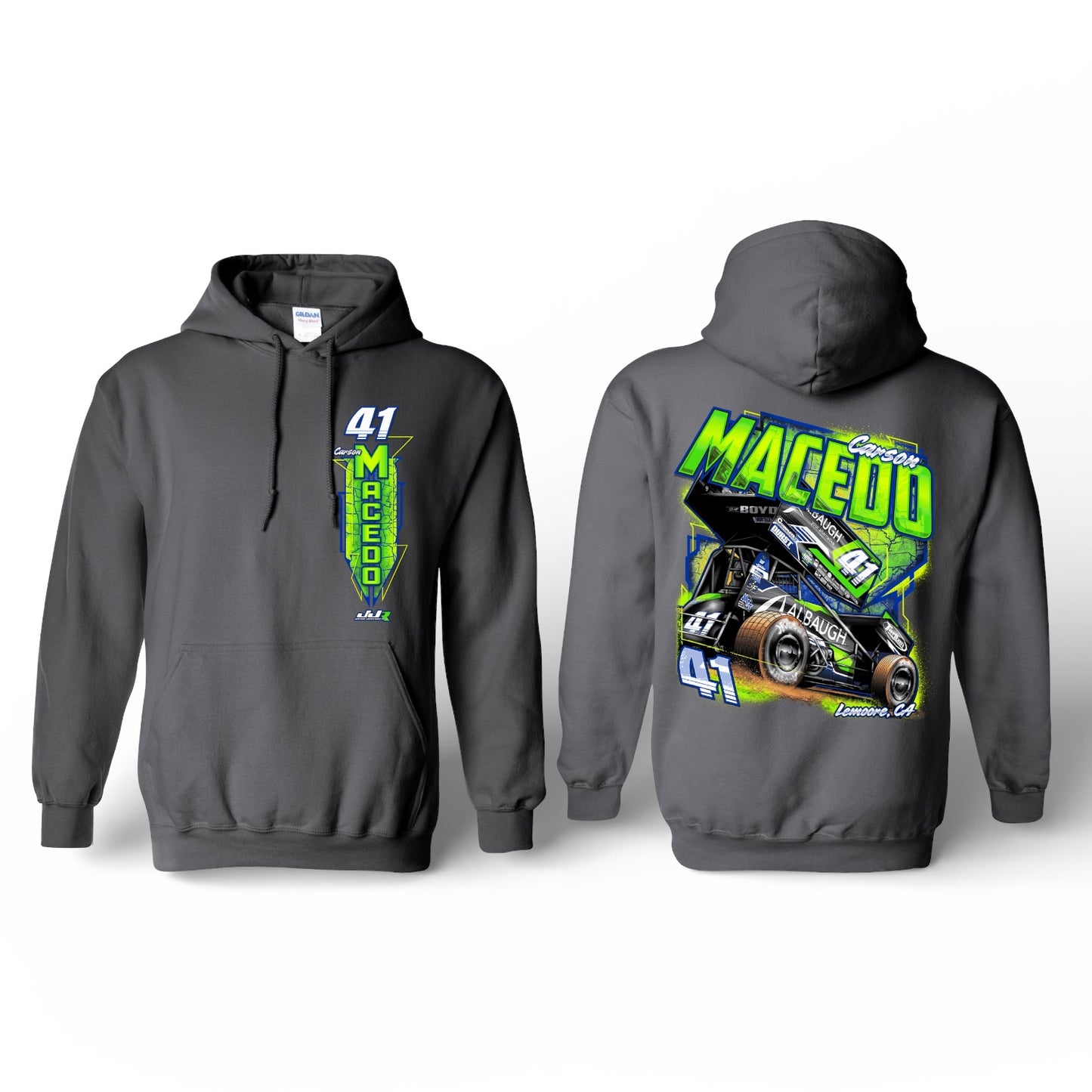 Big Riggin Design, Hoodie (Charcoal)