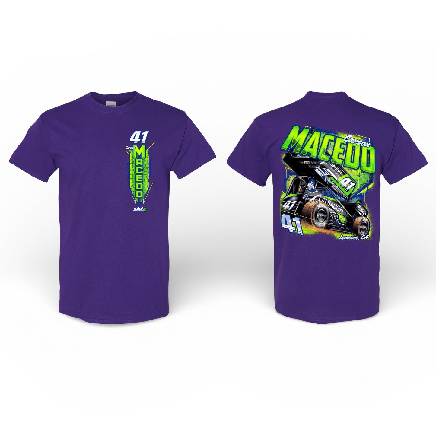 Big Riggin Design T-Shirt Small Front (Lilac)