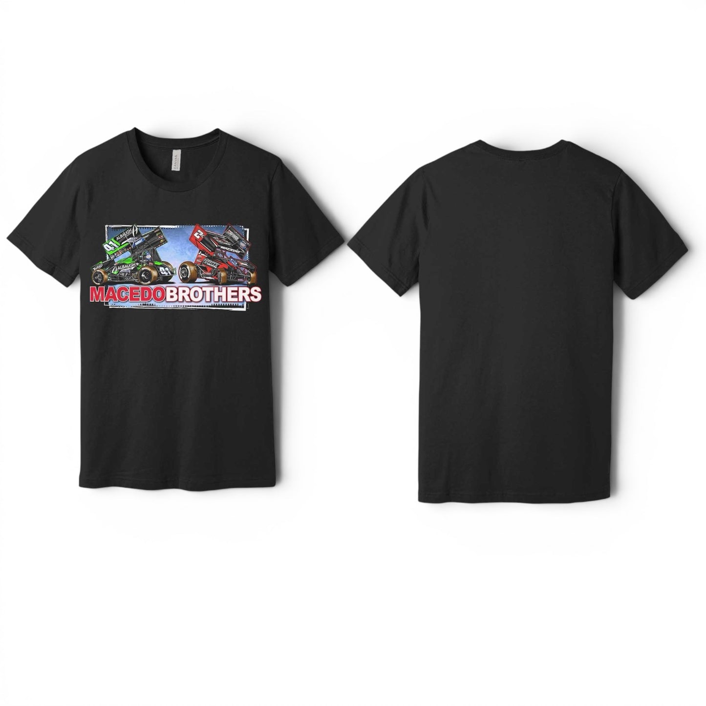 Macedo Brothers Stepbrothers Design T-Shirt (Bella Canvas Black)