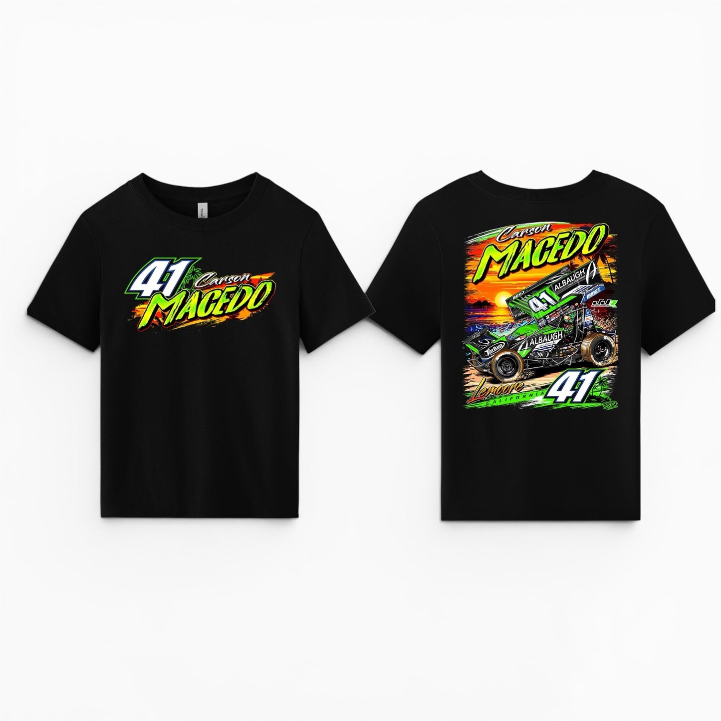 Ladies Cali Vibes Design T-Shirt (Black, Boxy Tee)