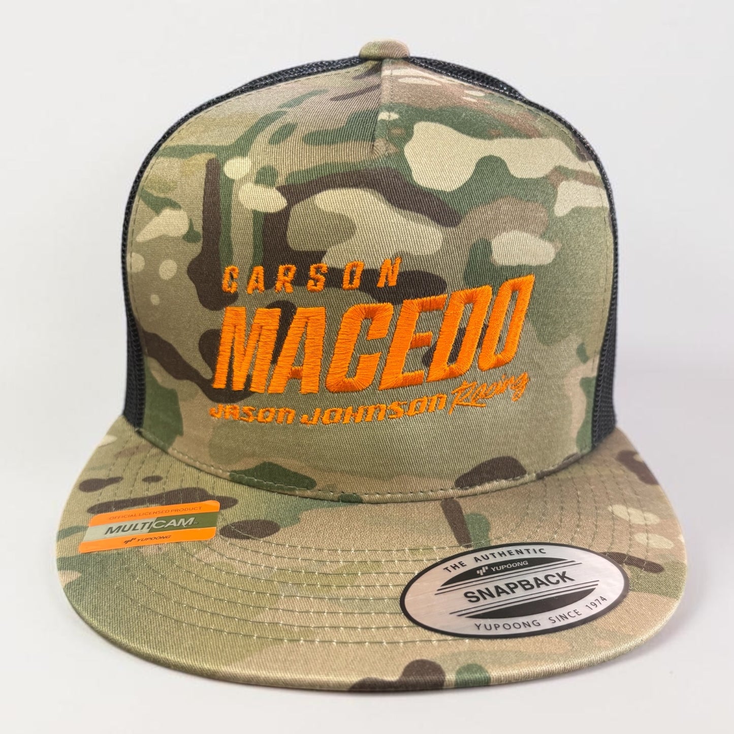 Carson Macedo/JJR Snapback Flat-bill Hat