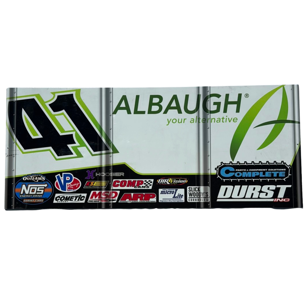 2022 Mini Wing Panel (White with Black Car)