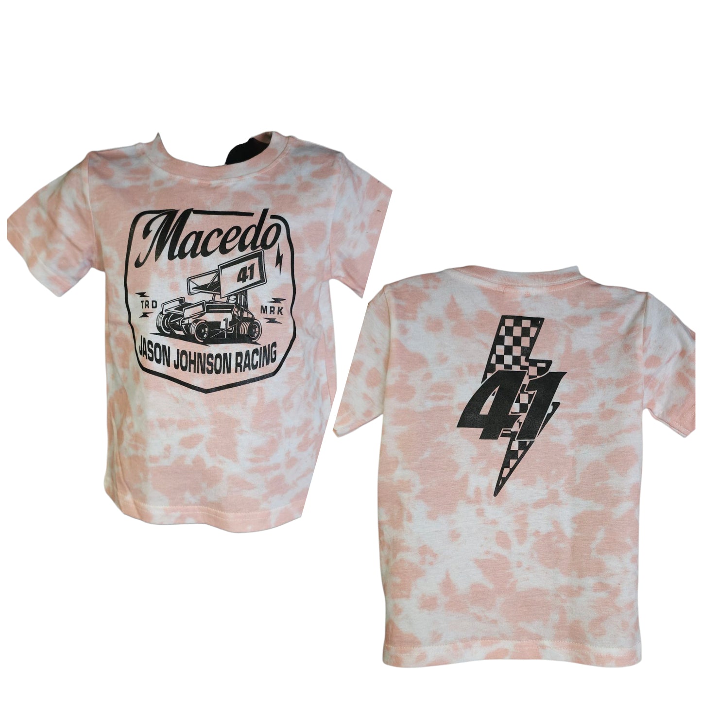Toddler Trademark Design T-Shirt (Rose Tie-Dye)