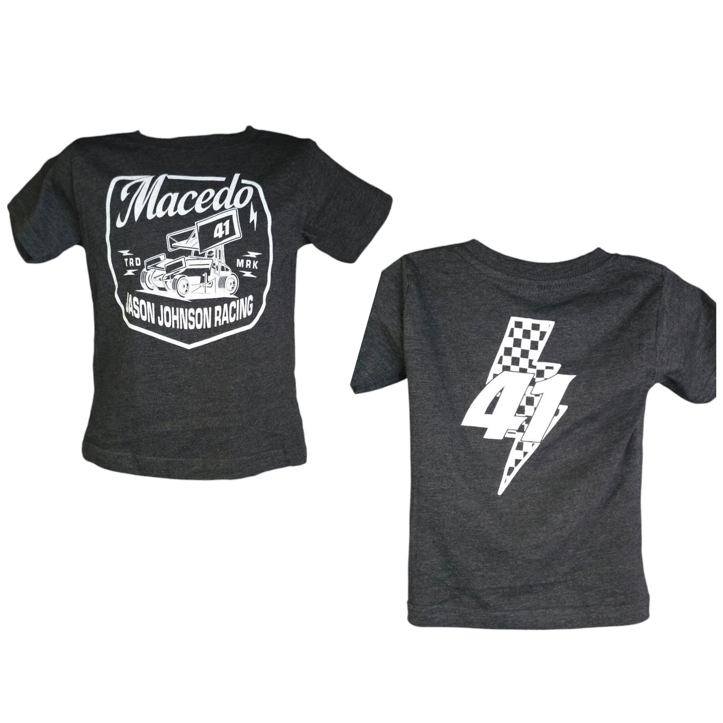 Toddler Trademark Design T-Shirt (Heather Charcoal)