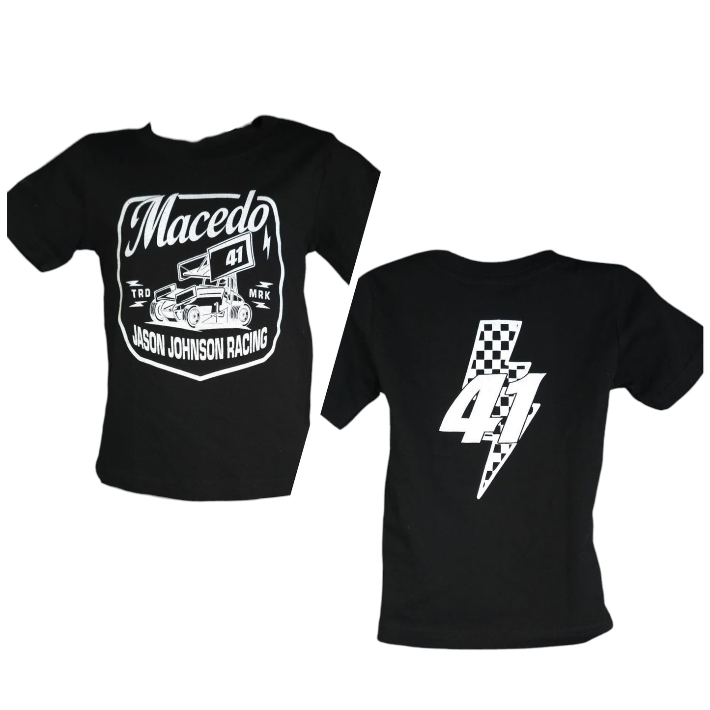 Youth Trademark Design T-Shirt (Black)