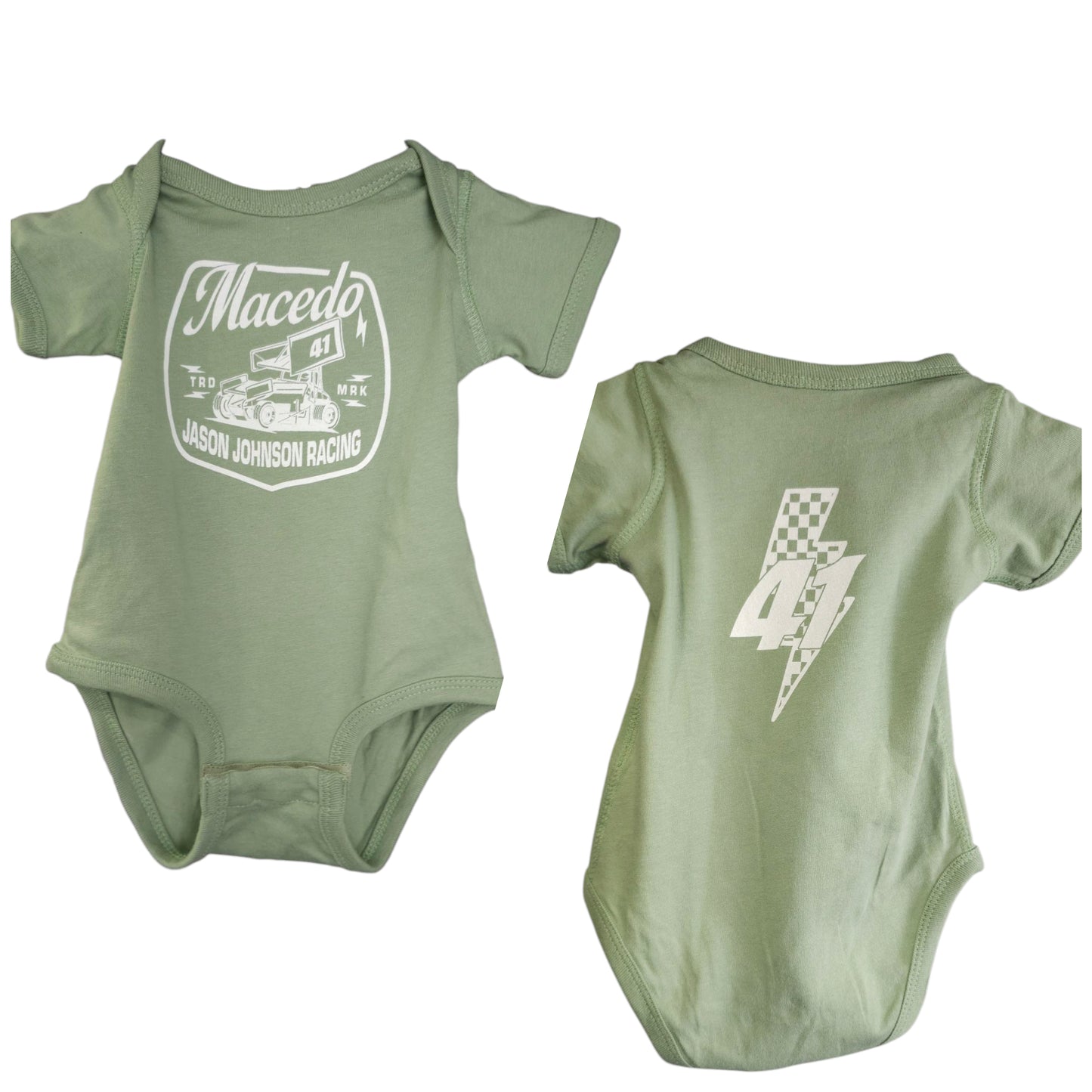 Toddler Trademark Design Onesie (Sage)