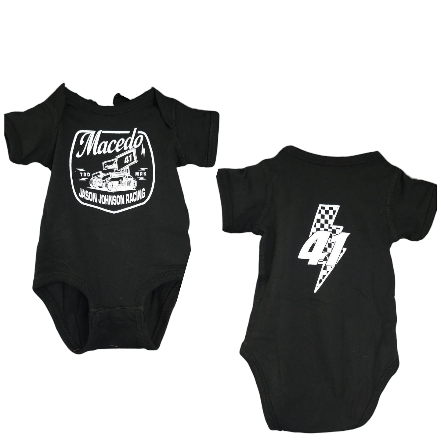 Toddler Trademark Design Onesie (Black)