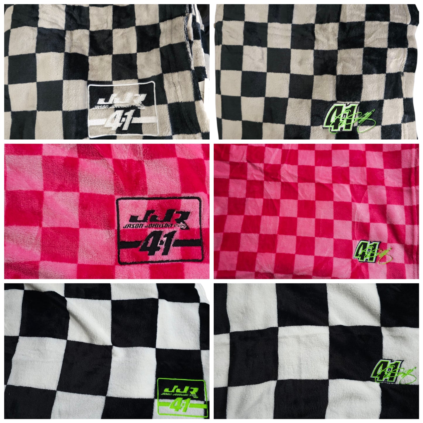 Checkered Fleece Blankets (50in x 60in)