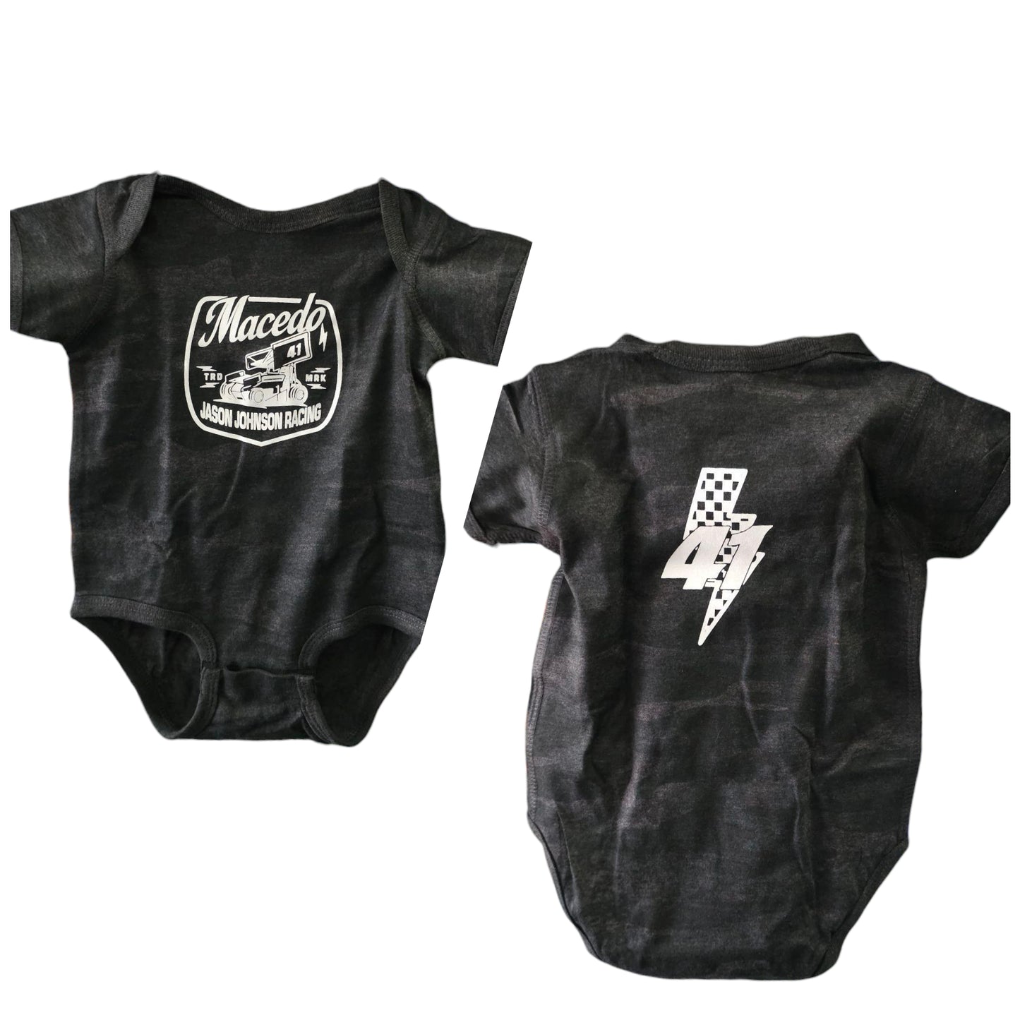 Toddler Trademark Design Onesie (Black Camo)