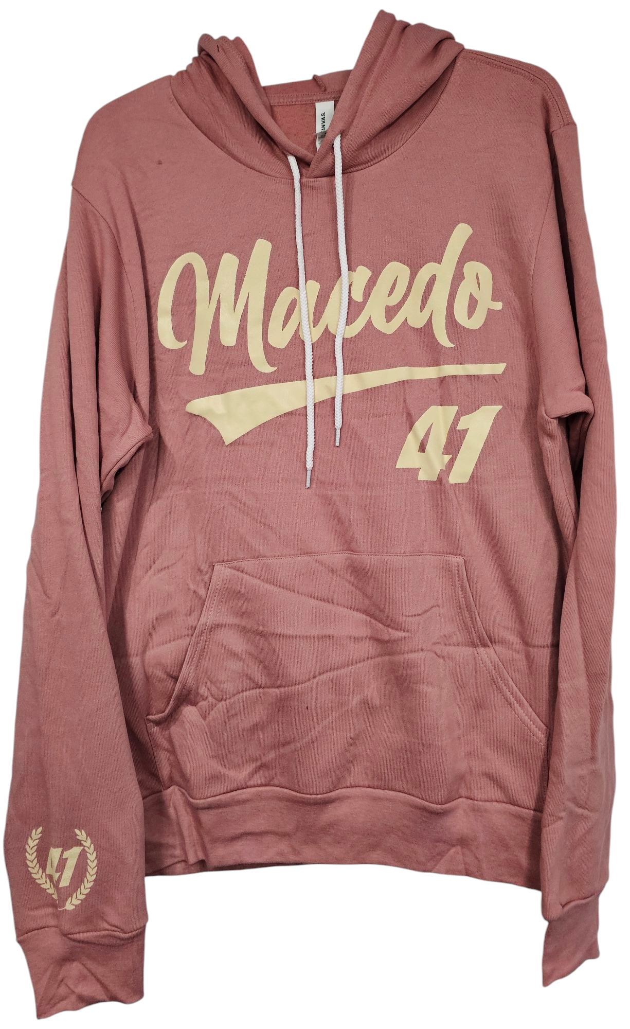 Macedo Baseball Design Hoodie (Mauve)
