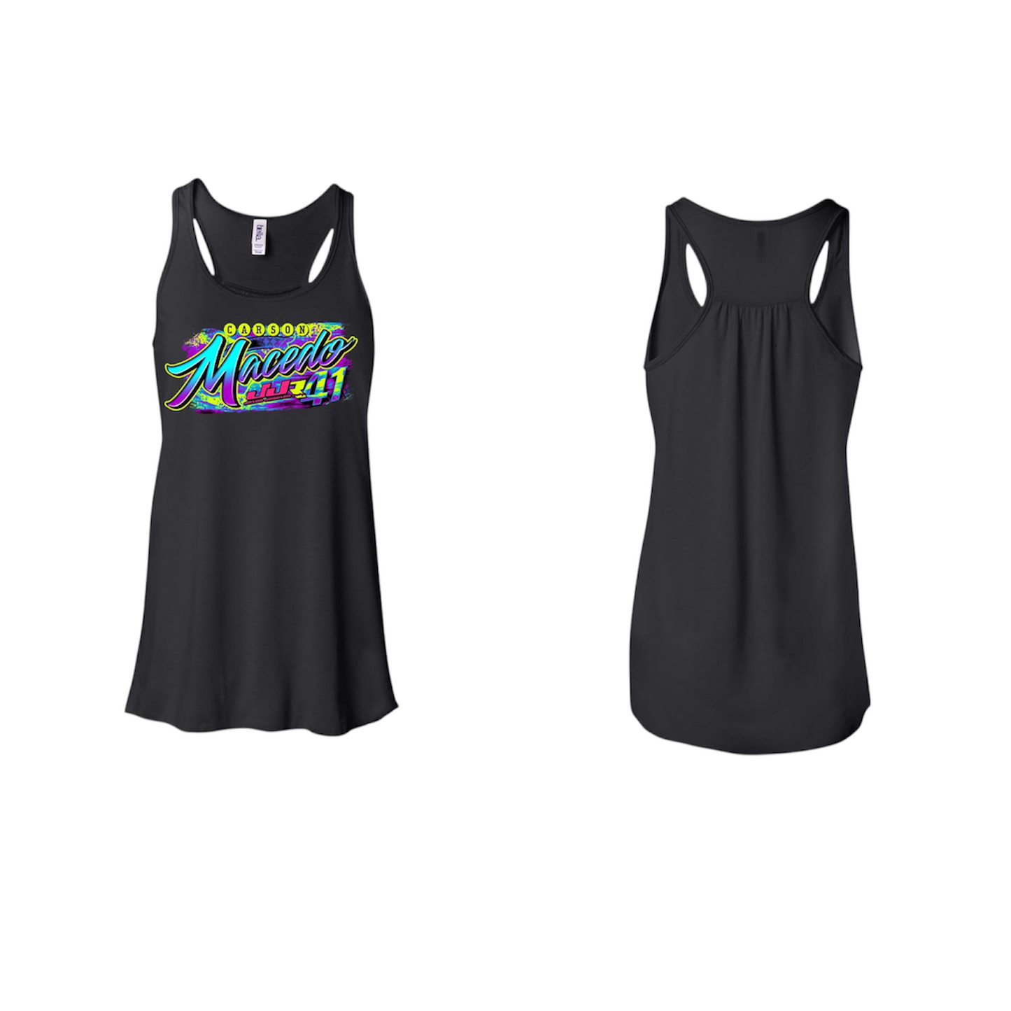Ladies 2025 Neon Tank Top (Black)