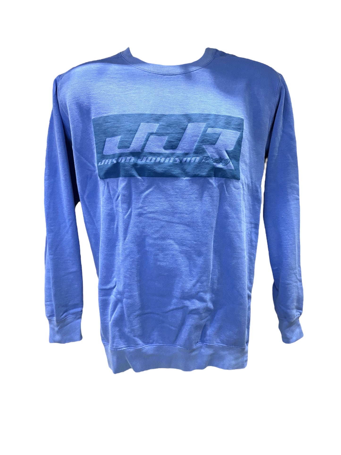 Two-Tone Crew Neck (Flo Blue)