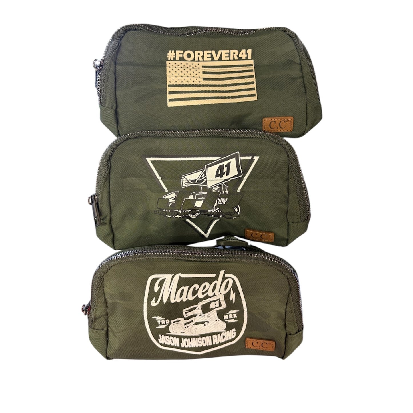 Nylon Ladies Belt Bag with 41 Logo
