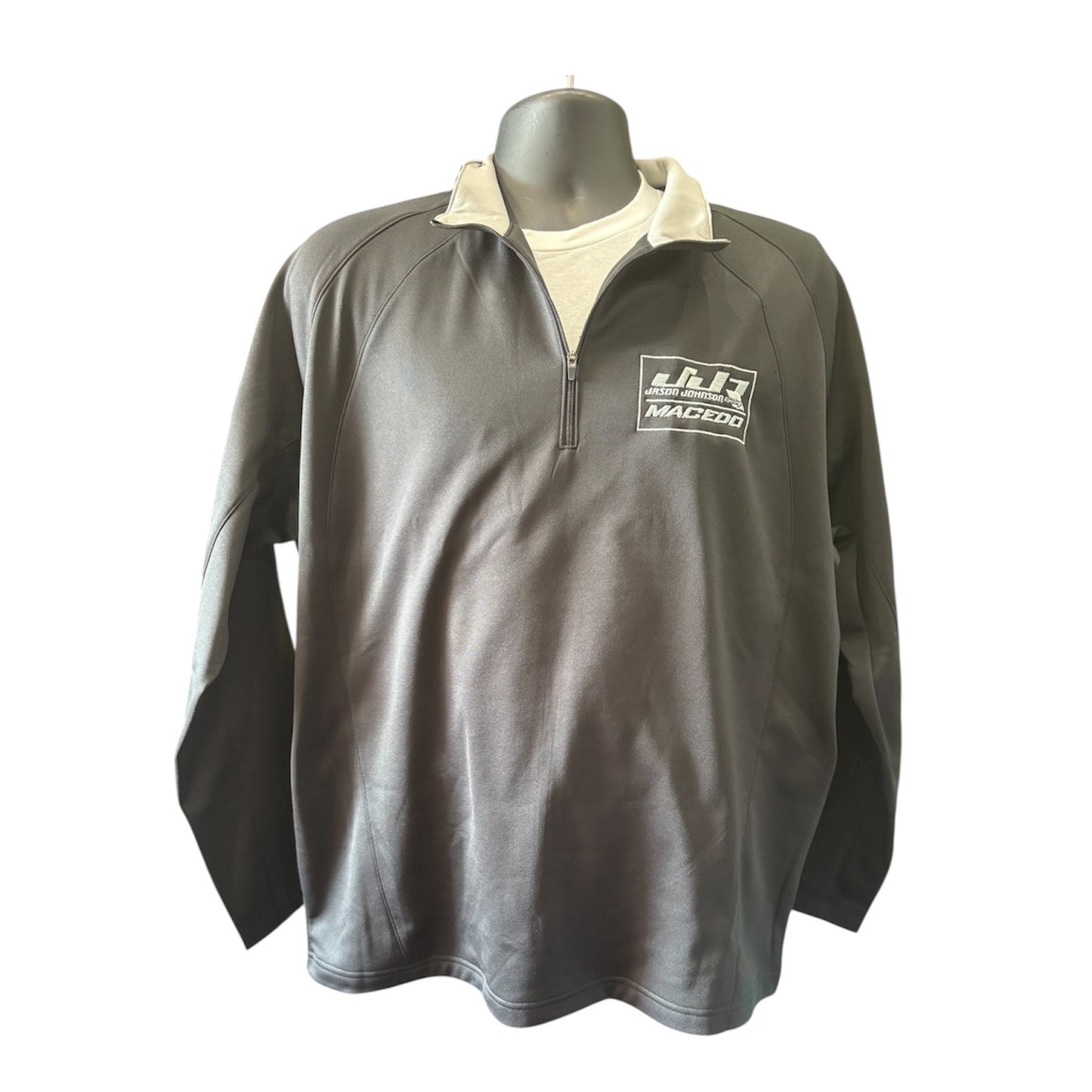JJR/Macedo 1/4 Zip Long Sleeve (Black)