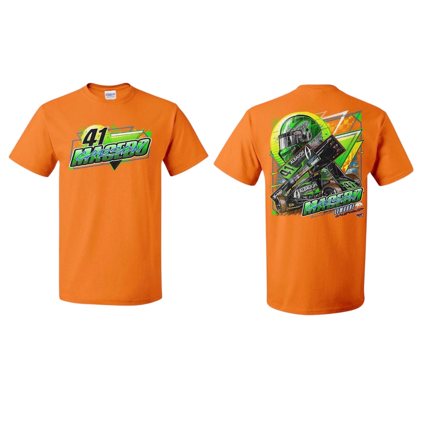 Summer Sunshine Design T-Shirt (Safety Orange)