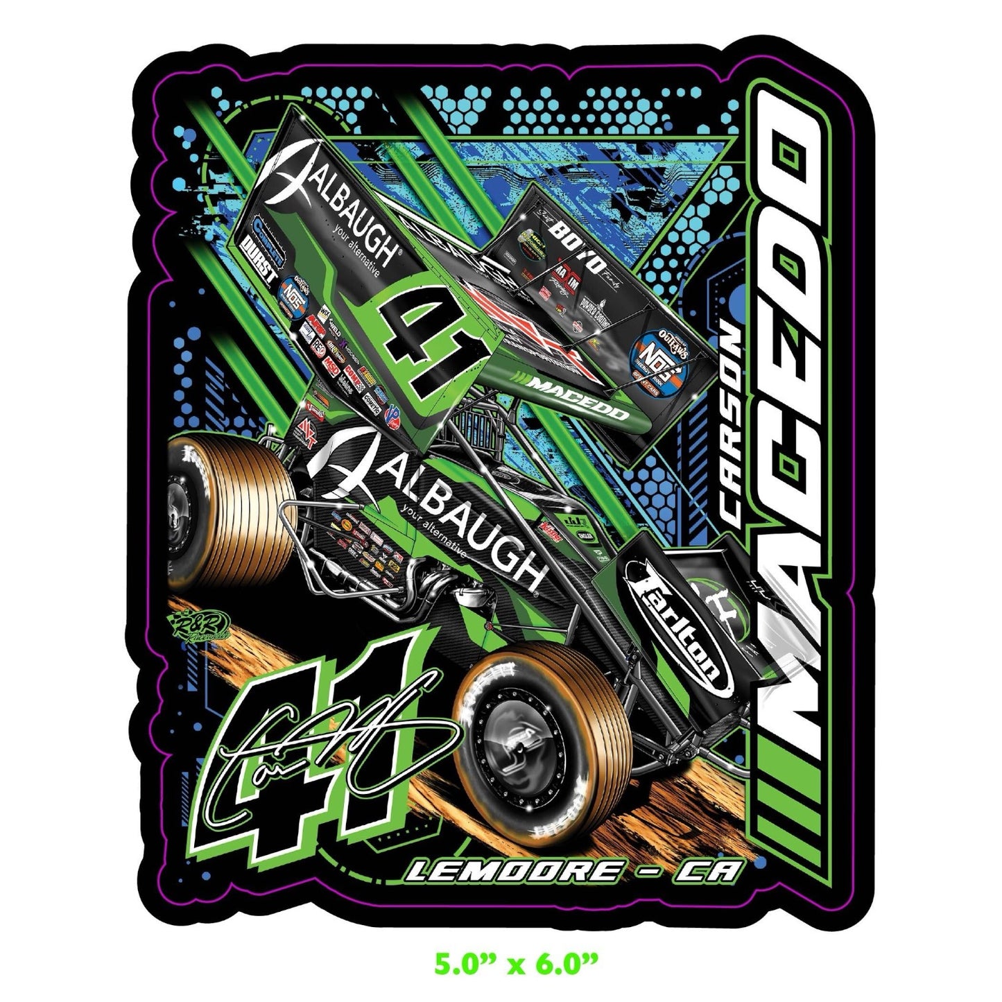 (#21) Ocean Breeze Back Design Decal