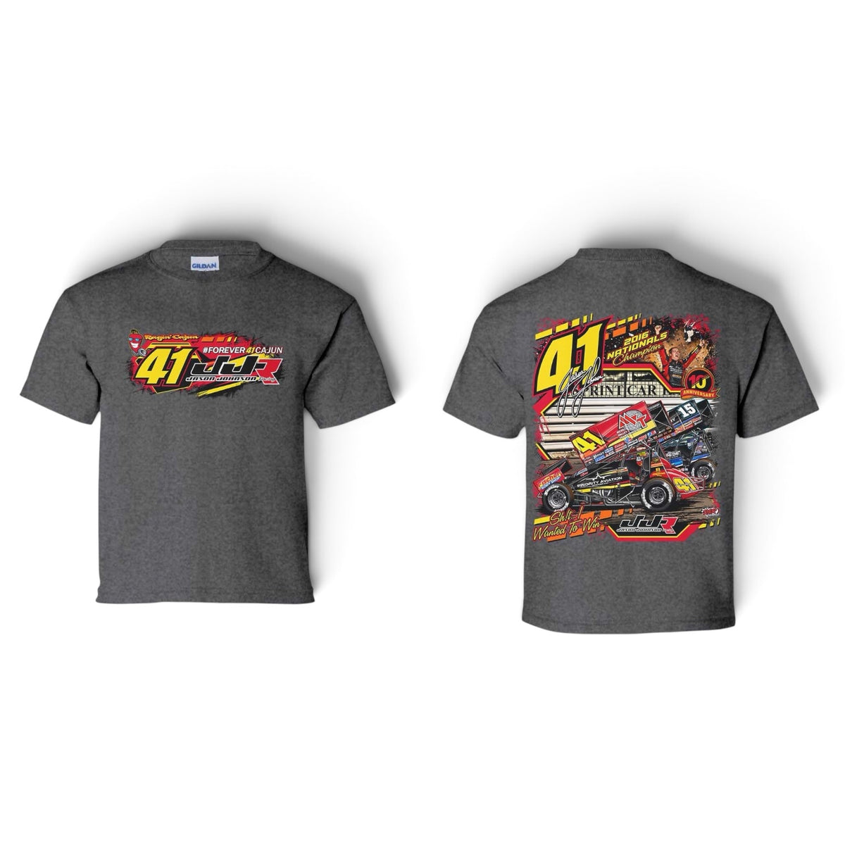 Toddler/Youth The Winning Pass Design T- Shirt (Heather Charcoal)
