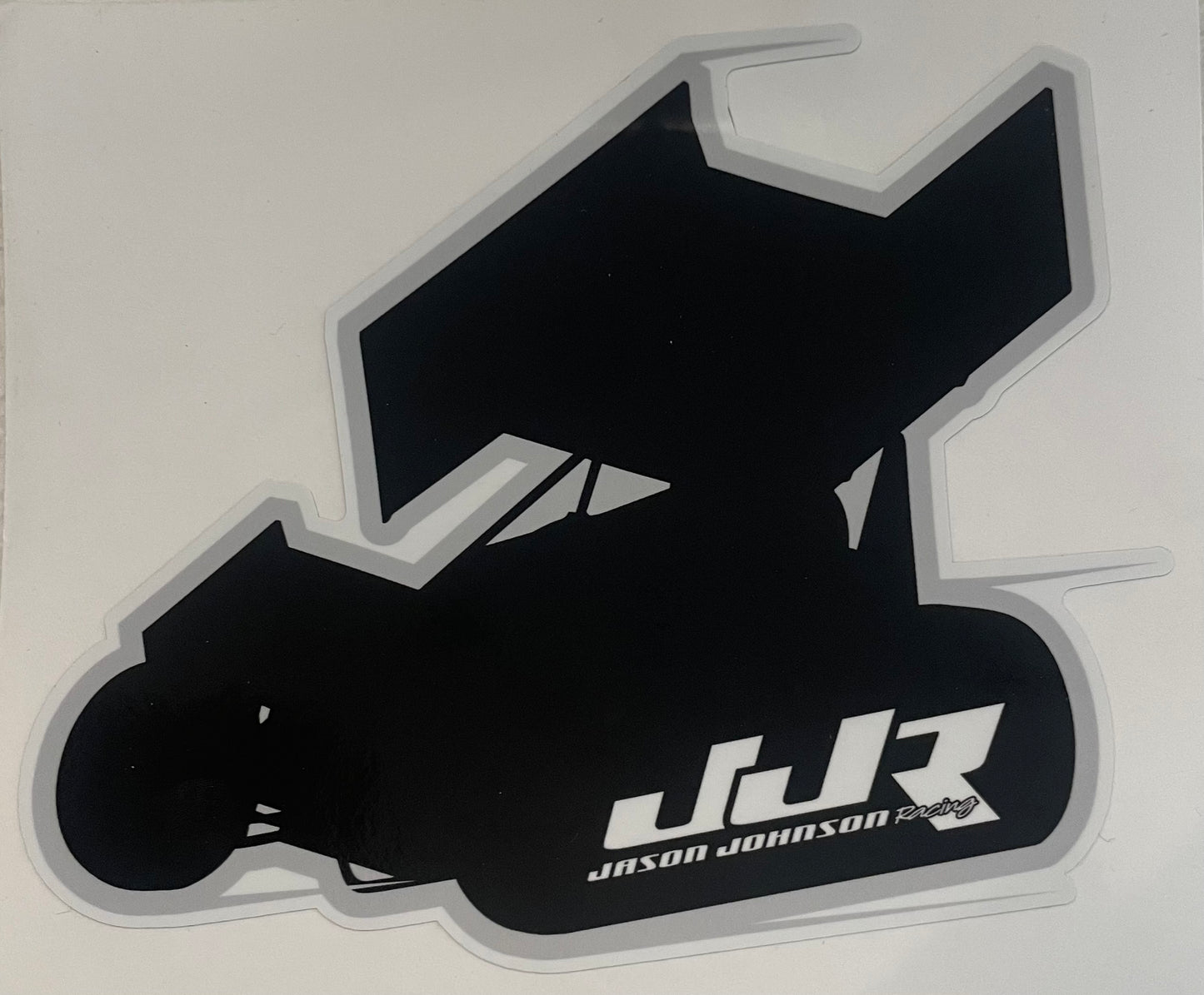 Black JJR Car At Speed Decal (#13)