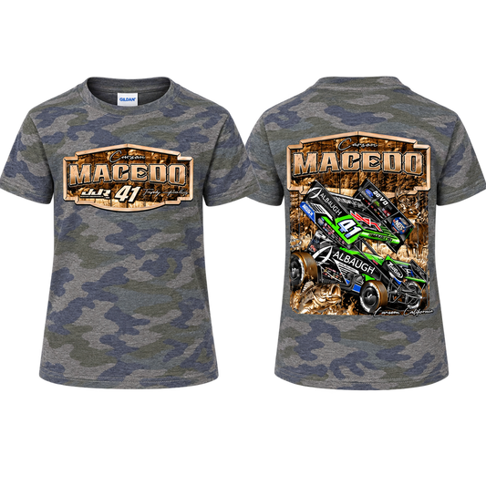 Toddler/Youth Huntin' Horsepower Design T-Shirt (Camo)