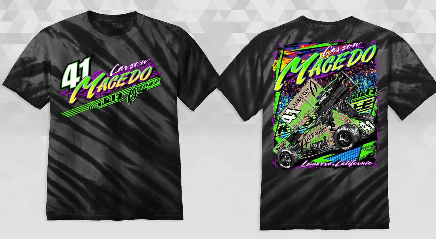 2025 Knoxville Electric Slide Design Tie-dye T-Shirt (Tiger Stripe)
