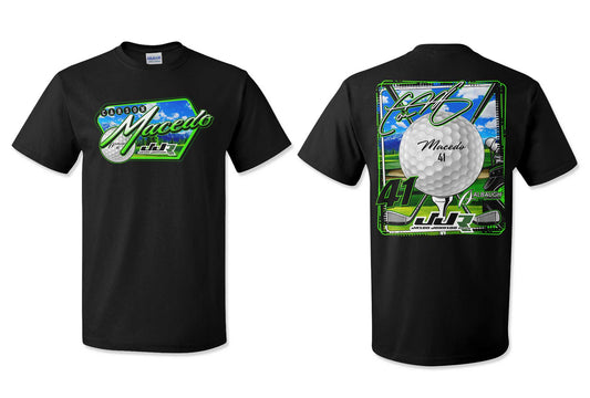 Rippin’ through the Golf Greens T-Shirt (Black)