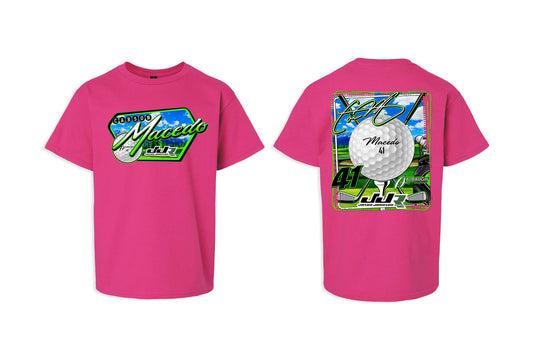 Youth Rippin’ through the Golf Greens T-Shirt (Pink)