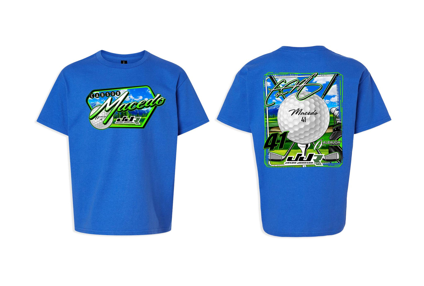 Rippin’ through the Golf Greens T-Shirt (Blue)