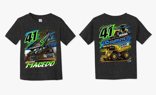 Toddler Pushing Dirt Design (Vintage Smoke)