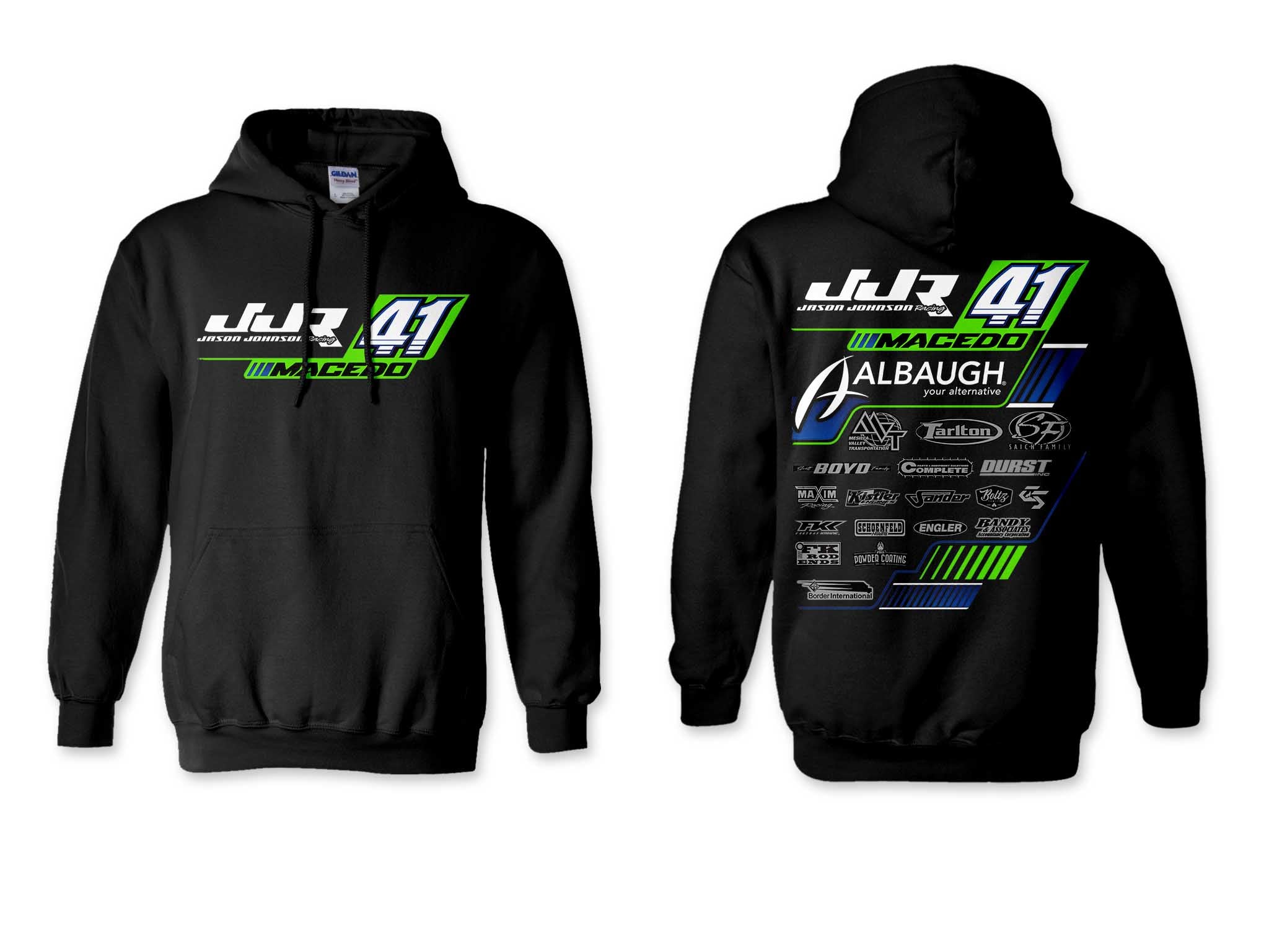 2026 Crew Shirt Design, Hoodie – Jason Johnson Racing Merchandise