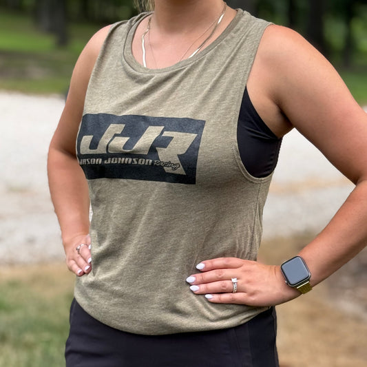Two Tone Ladies Muscle Tank