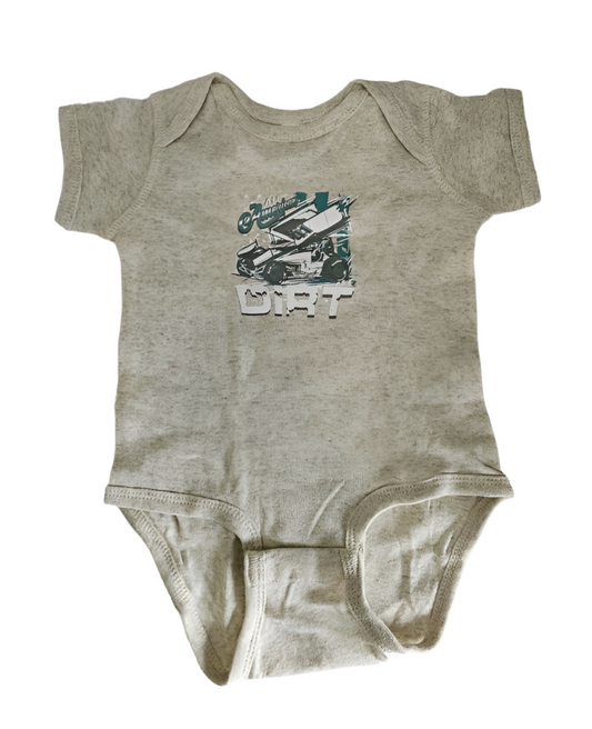 Dirt 41 Design Toddler Onesie (Cream)