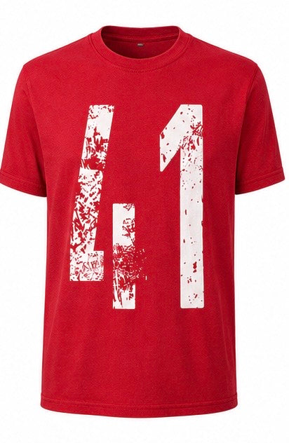 Ladies Distressed 41 T-Shirt (Assorted Colors & Variations)