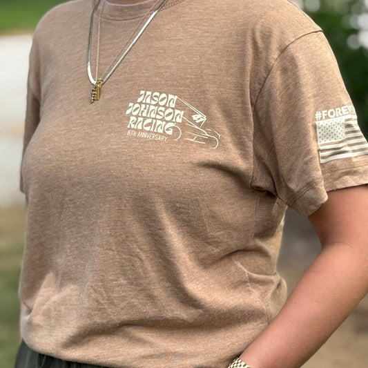 Our Brand. Our Story. T-Shirt (Carmel Brown)