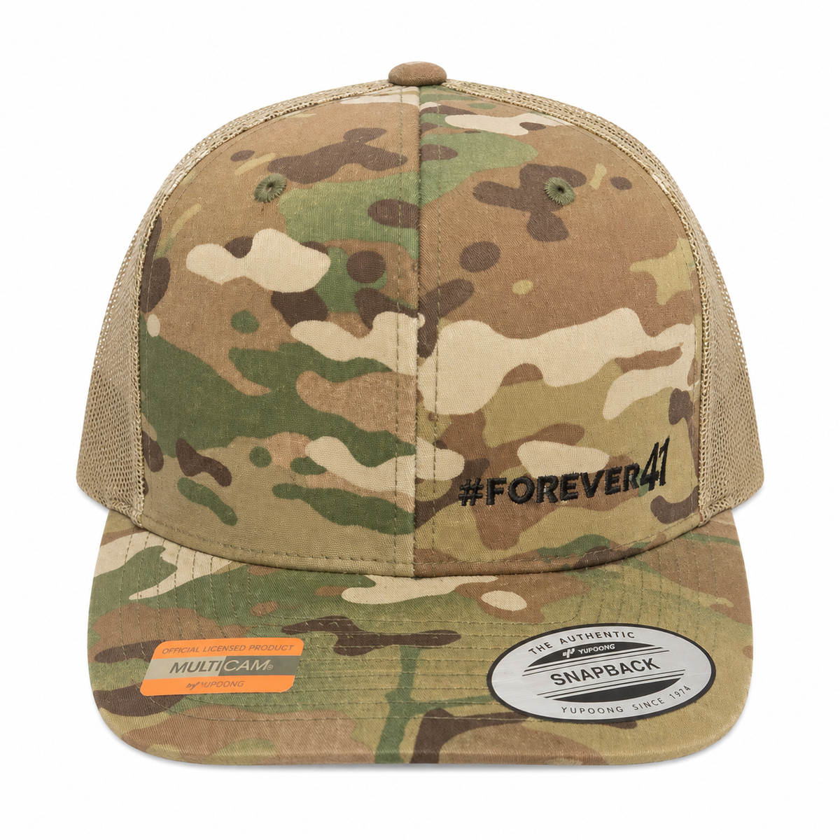 Forever 41 Camo Snap back Hat (Assorted Styles)