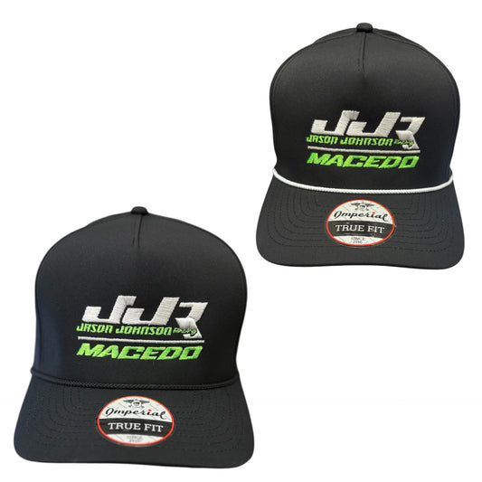 JJR/Macedo Snap Back Rope Hat (Black)