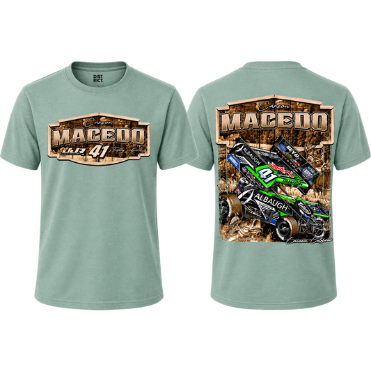 Huntin' Horsepower Design T-Shirt (Heather Dusty Sage)