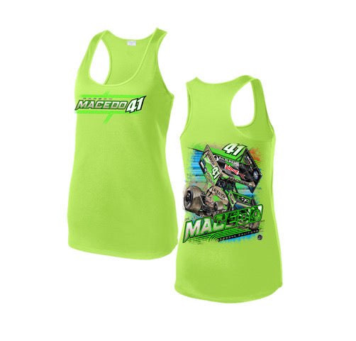 Ladies 2025 Knoxville Undercover Operation Sport-Tek Razor Back Tank (Lime Green)